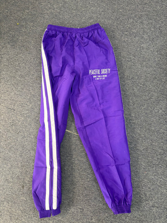 Purple ‘Peaceful Society’ WindBreaker Sweats