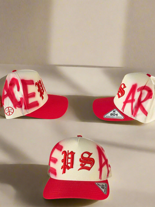 Red ‘Art is Peace’ Street Hat